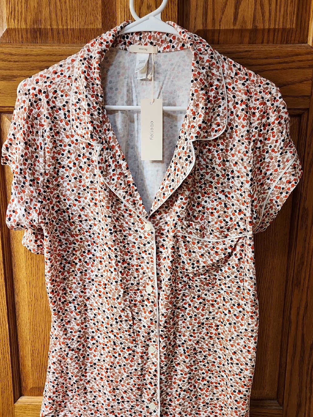 Eberjey Sleep Chic Short-Sleeve Pajama Set